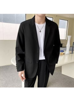 Buy Casual Blazer for Men High-End Versatile Trendy Mature JacketBlack Black in Saudi Arabia