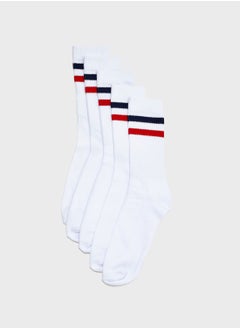 Buy Brave_Soul 5 Pack Crew Socks in UAE