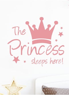 Buy Alphabet Crown Girl Bedroom Wall Decor Sticker in Saudi Arabia