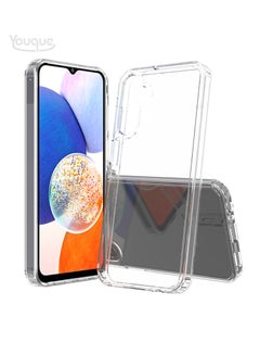 Buy For Samsung Galaxy A55 Shockproof Protective Case Cover With Hard Back Sheel Clear in Saudi Arabia