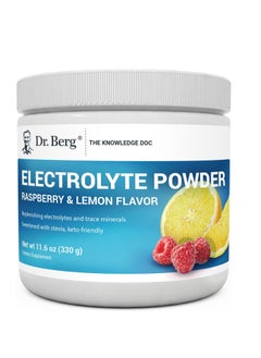 Buy Keto Electrolyte Powder - Enhanced w/ 1,000mg of Potassium & Real Pink Himalayan Salt (NOT Table Salt) - Raspberry & Lemon Flavor Hydration Drink Mix Supplement - 50 Servings in Saudi Arabia