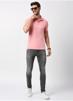 Buy Mid Rise Faded Skinny Fit Jeans with Pocket Detail in Saudi Arabia