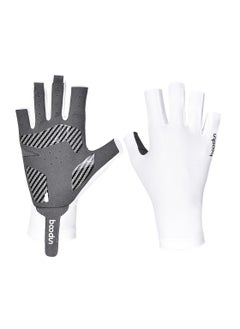 Buy Outdoor Fishing Half Short Finger Breathable Anti Slip Gloves in Saudi Arabia