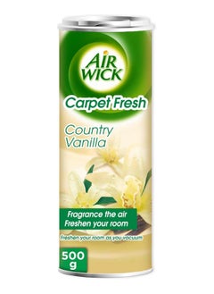 Buy Airwick's refreshing carpet odor eliminator freshens the scent, perfumes the air, and is an easy-to-use powder for eliminating unpleasant odors, with a vanilla fragrance, 500 grams.  Paraphrase text in Saudi Arabia