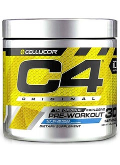 Buy Cellucor C4 Original Icy Blue Raz 30 Serving in UAE