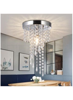 Buy Modern Elegant Led Ceiling Light Fixtures Mini Chandelier Crystal Round Pendant Lighting in Saudi Arabia