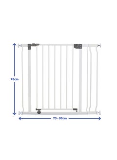 Buy Ava And Liberty Baby Safety Gate Extension - 9cm x 76cm  - White in UAE