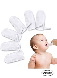 Buy 6 Pcs Baby Finger Toothbrush,  Soft Safe Oral Massage Toothbrush Tongue in Saudi Arabia