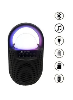 Buy KTS 1313 Portable Rechargeable Wireless Bluetooth Colorful LED Lamp Speaker USB And Memory Card Supported in Saudi Arabia