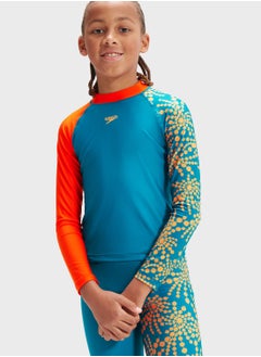 Buy Kids Printed Rash Guard T-Shirt in UAE