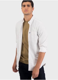 Buy Logo Slim Fit Shirt in Saudi Arabia