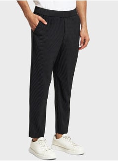 Buy Essential Straight Fit Trousers in Saudi Arabia