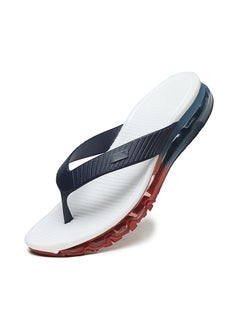 Buy Couples Summer New Beach Slides Soft SoleWhite Dark Blue White Dark Blue in Saudi Arabia