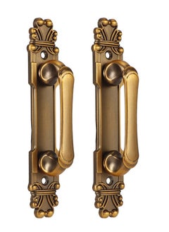 اشتري European Style Antique Zinc Alloy Door Handles - 2Pcs/Set Cabinet Hardware Accessory for Most Doors, Cabinets, Drawers, and Wardrobes في السعودية