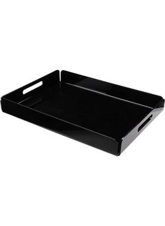 Buy LAMSIT IBDAA Black Acrylic Tray (Black 40x30x5 cm) in UAE