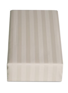 اشتري Cannon Bed Sheet Single 1Pc Stripe Ivory C في الامارات