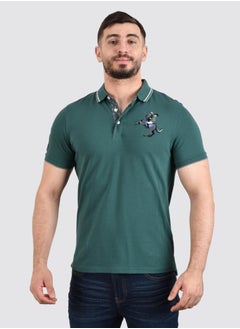 Buy Men's Napoleon Polo - Green in Saudi Arabia