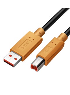 Buy USB 2.0 Printer Cable  TypeA To TypeB Scanner Cord High Speed Black in UAE