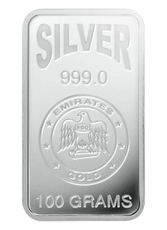 اشتري Emirates 100g Pure Silver Bar 999 - 100 Grams في الامارات