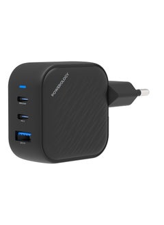 Buy Powerology GaN Wall Charger EU - Black in UAE