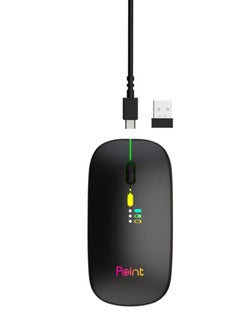 Buy MOUSE WIRELESS PT-20 Black POINT in Egypt