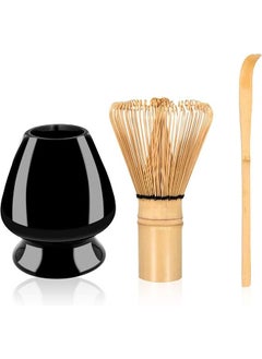 Buy Matcha Set  Matcha Whisk (Chasen) Traditional Scoop (Chashaku) Whisk Holder in UAE