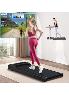 Buy Upgraded Walking Pad Treadmill, Smart Walking Pad, Quiet Under Desk Treadmill for Home Use, Remote Control & App-Enabled, No Assembly Required, Fitness Data Recording in UAE