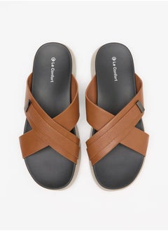 اشتري Men Cross Strap Slip-On Sandals في السعودية