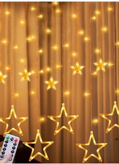 Buy Diwali Lights, Star Curtain Decor Lights,Battery Case Powered Window Curtain Fairy Lights in UAE