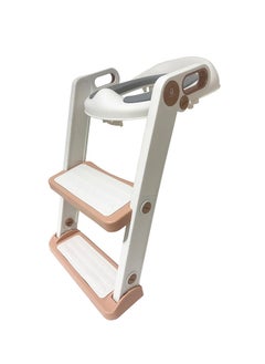 اشتري Lav Potty Training Toilet Seat With Step Stool, Copper في الامارات