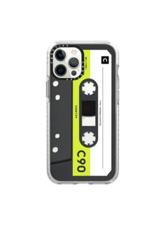 Buy iPhone 12 Pro Max - Mixtape Cassette Collection Impact Case - Neon/Black/White in UAE