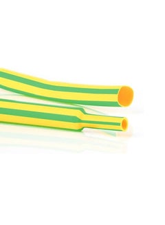 اشتري Heat Shrink Sleeve Tube For Wrap Cable Wire Insulation 1 Meter Length Yellow green في الامارات