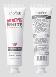Buy Moisturizing Nicotinamide Arbutin Hand Cream Dry Skin Care Non-greasy Cream Anti Aging Natural in Saudi Arabia
