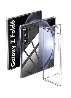 اشتري لحافظة هاتف Samsung Galaxy Z Fold 6، حافظة هاتف شفافة رفيعة للغاية، حافظة صلبة قابلة للطي من البولي كربونات، مضادة للخدش، مضادة للسقوط، حافظة هاتف مضادة للاصفرار [بدون واقي شاشة أمامي] (Z Fold 6) في السعودية