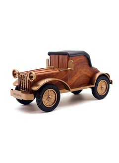 اشتري Retro Wood Grain A9 Classic Car Bluetooth Speaker Wireless Subwoofer Radio Portable Mobile Phone Bracket Mini Stereo في الامارات