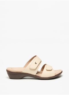 Buy Women's Textured Slip-On Sandals in Saudi Arabia