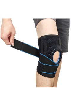 Buy Knee Support Brace Open-Patella Gel Pads Knee Brace Side Stabilizers Adjustable and Breathable Knee Supports, Joint Pain Relief Injury Recovery for Men and Women Blue(1 piece) in UAE