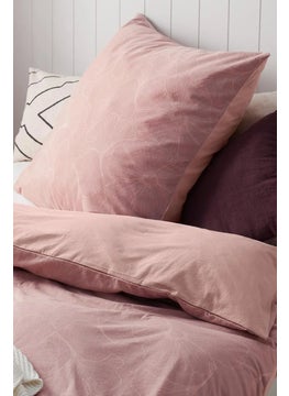 Buy Winter Jersey Duvet Set 135 x 200 cm, Peach in UAE