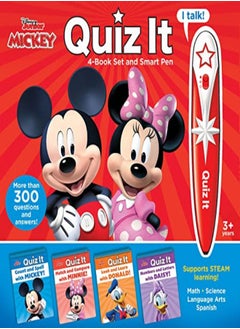 اشتري Disney Mickey  Quiz It 4Book Set And Talking Pen في الامارات