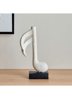 Buy Wren Polyresin Abstract Musical Note Accent 14 x 27 x 7 cm in Saudi Arabia