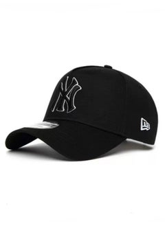 Buy New Era MLB New York Yankees Fashion Sunshade Hat, Mesh Hat, Outdoor Men's and Women's Sports Duck Tongue Hat Black in UAE