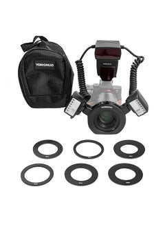 اشتري YONGNUO YN24EX Dual Head Macro Flash Camera Speedlite GN18 TTL Auto/ Manual Flash في الامارات