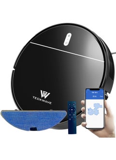 Buy TW-R15 Intelligent Dual Dynamic Navigation Robot Vacuum Cleaner and Mop with 3500Pa Power in UAE