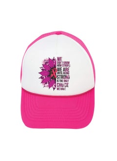 Buy BreastCancer Awareness Hats - Cotton Mesh Baseball Caps for Ladies and Girls - BreastCancer Awareness Adjustable Baseball Caps - Gifts for BreastCancer in UAE