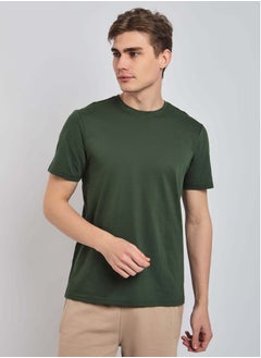 اشتري Regular Fit Basic Cotton T-Shirt في مصر