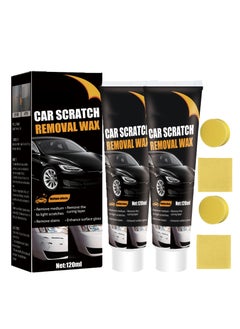 Buy Car Scratch Removal Wax, Adhesive for Repairing Scratches on Cars, Car Scratch Repair Paste, Car Scratch Remover Wax, Car Scratch Repair Kit Remover Wax Paste Polish Vehicle Paint Care (2PCS) in Saudi Arabia