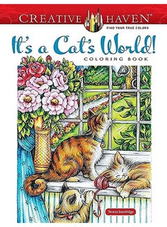 اشتري Creative Haven It's a Cat's World! Coloring Book في الامارات