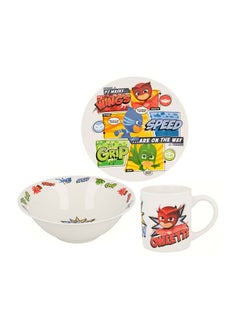 اشتري PJ Masks Team 3-Piece Ceramic Dinner Set في الامارات