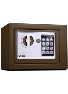 اشتري Rubik Mini Electronic Digital Security Safe Deposit Box With Electronic Keypad Lock and Physical Key For Home Office Hotel Jewelry Passport Watches Cash Storage في الامارات