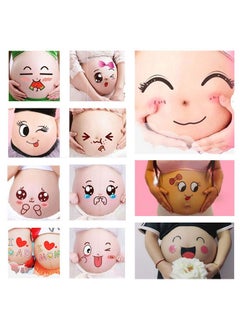 اشتري Alinila 12 Sheets Face Pregnant Belly Bump Belly Casting Kit Pregnancy Gifts For Pregnant Women Facial Expressions Pregnancy Baby Bump Belly Stickers Maternity Week Stickers في الامارات